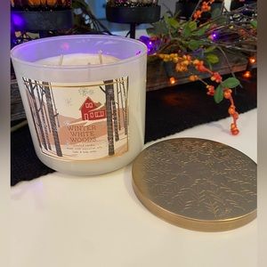 Bath & Body Works Winter White Woods 3-Wick Candle